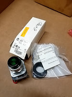  Allen Bradley 800T-QT24G 30mm Green Push-To-Test Pilot Light 24v AC/DC Factory Sealed Image