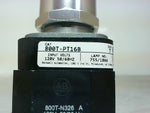  Allen Bradley 800T-PT16B Blue Pilot Light Push to Test 120V Image