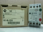  Allen Bradley 140-MN-0250 /D Manual Motor Starter Circuit Breaker Image