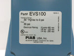  PIAB EVS100 Vacuum Switch 0-30in-HG 30PSI Proof DPST 1/4"NPT Image