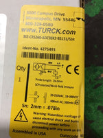  Turck Bi2-CRS260-ADZ30X2-B3131/S34 Inductive Sensor 4275493 (QTY) Factory Sealed Image