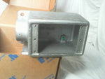  Eaton Crouse-Hinds FD3 Condulet 1 Gang Cast Device Box 1" Image