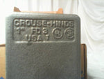  Eaton Crouse-Hinds FD3 Condulet 1 Gang Cast Device Box 1" Image