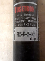  Bussmann FRS-R-2-1/2 Fusetron Dual Element Time Delay Fuse 600V Image