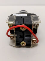  ALLEN BRADLEY 800T-QT24B Illuminated Blue Push Button Push To Test 24V NO BOX Image