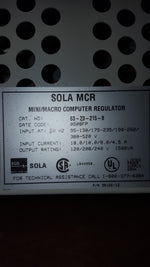  Sola HD 63-23-215-8 1500VA MCR Voltage Conditioner Image
