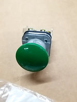  Allen Bradley 800T-D1A /1 Green Mushroom Head Push Button No Box Image