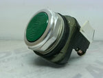  ALLEN BRADLEY 800T-A1D1 Green Push Button Flush Head w/ Contact Image