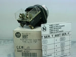  ALLEN BRADLEY 800T-A1D1 Green Push Button Flush Head w/ Contact Image