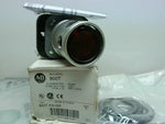  Allen Bradley 800T-PA16R /T  Illuminated Red Push Button w/ Guard & Contact Image