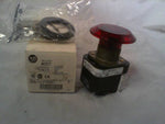  Allen Bradley 800T-FXJP16RA1 Two Position Push-Pull Jumbo Red Mushroom Cap Image