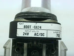  Allen Bradley 800T-QA24W  /T White Illuminated Push Button 800T-QA24 Nice! Image