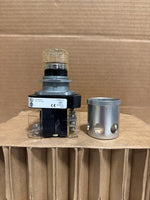  Allen Bradley 800T-QAH24G /T Green Illuminated Push Button w/ Contact Image