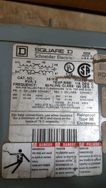  SQUARE D 3S1FIS Transformer 3 KVA, 1 Phase 60 HZ, 240/480 Primary 120/240 Secondary Image
