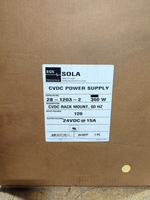  SOLA 28-1203-2 Constant Voltage Power Supply 24VDC 15A NICE! Image