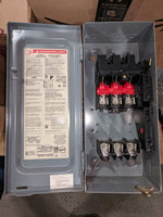  Square D H361 30A Fusible Disconnect Switch 30A 600V 3P NEMA1 NICE! Image