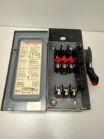  Square D H361 30A Fusible Disconnect Switch 30A 600V 3P NEMA1 NICE! Image