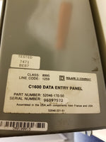  Square D 52046-170-50 Data Entry Panel C1600 CLASS 8995 Image