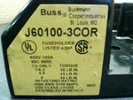  Bussmann J60100-3COR Fuse Holder Block 3 Pole 100A 600V- No Box Image