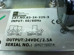  Sola Hevi Duty 83-24-225-3 Power Supply 104-127/208-254 Volts 24V@2.5 Amps Image