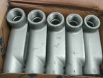  Crouse-Hinds LR37 (5 Pcs) 1" Form 7 Conduit Body Threaded Rigid Coupling Image