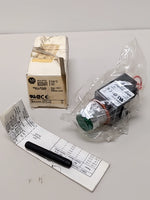  Allen Bradley 800MR-QT24G Push-to-Test Small Round Pilot Green 24V Image