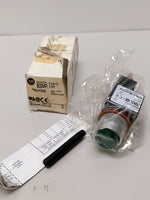  Allen Bradley 800MR-QT24G Push-to-Test Small Round Pilot Green 24V Image