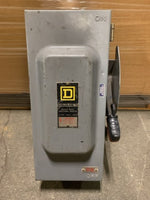  SQUARE D HU363AWK SERIES E1 100 AMP SAFETY DISCONNECT SWITCH NO BOX Image
