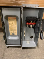  SQUARE D HU363AWK SERIES E1 100 AMP SAFETY DISCONNECT SWITCH NO BOX Image