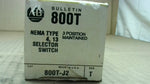  Allen-Bradley 800T-J2 Selector Switch 3 POSITION Image