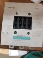  Siemens 3RT1054-6AB36 Power Contactor Size 6 115A 55kW/400VAC 24VDC Coil Image