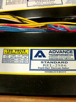  Advance Transformer REL-2S86 Rapid Start Ballast 120V 1.36 60Hz Image