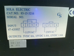  SSola Electric 83-15-3216 Power Supply Image