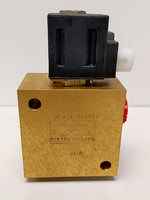  Eaton Vickers SV3-12-C-A12T-24DG Solenoid Valve 2-Way 2-Pos 24VDC Coil Image