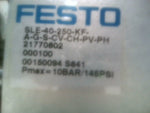  Festo SLE-40-250-KF-A-G-S-CV-CH-PV-PH Pneumaic Linear Cylinder Image