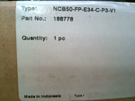  PEPPERL+FUCHS NCB50-FP-E34-C-P3-V1 Proximity Sensor Image