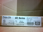  Prescolite GC Series Cast Aluminum LED Exit Sign Factory Sealed Image