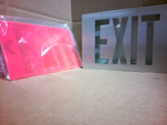  Lithonia Lighting Exit Sign LE S 1 R 120/277 Image