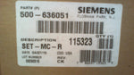  Siemens SET-MC-R 500-636051 Red Wall Mount Fire Alarm Speaker Strobe Image