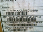  Cisco Catalyst WS-C3750V2-48PS-S 48-Port PoE Mountable Switch Rack Factory Sealed Image