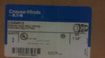  Crouse Hinds CGB4913 1-1/4" Straight Body Male Thread Cord And Cable Fitting Image