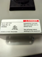  ABB E63822 40A Disconnect Switch 600VAC Rainproof Type 3R/12 Image