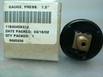  Fisher 11B4040X012 Pressure Gauge 30 PSI 1-1/2' Fsce 1/8" NPT Image