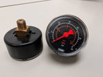  Fisher 0-30 PSI 1/4 NPT 2" Face Gauge Brass Center Back Mount Image