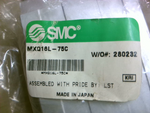  SMC: MXQ16L-75C Pneumatic Slide Table Factory Sealed Image