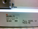  SMC: MXQ16L-75C Pneumatic Slide Table Factory Sealed Image