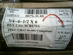  Brighton Best 3/4 x 4-1/2 x 6 Hex Lag Screws (50 PCS) Image