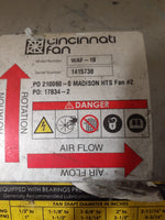  Cincinnati Fan WAF-18 18" Tube Axial Duct Fan Image