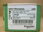  Schneider Electric NSYTRV42 Terminal Block (50 PCS) Factory Sealed Image