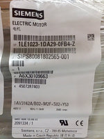  Siemens 1LE1023-1DA29-0FB4-Z 15HP AC Motor 160M Frame 3560 RPM  Factory Sealed Image